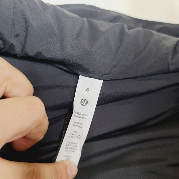 Lululemon Women's Black Push Your Pace Slim Training Basic Jacket Size 6 - Picture 7 of 8